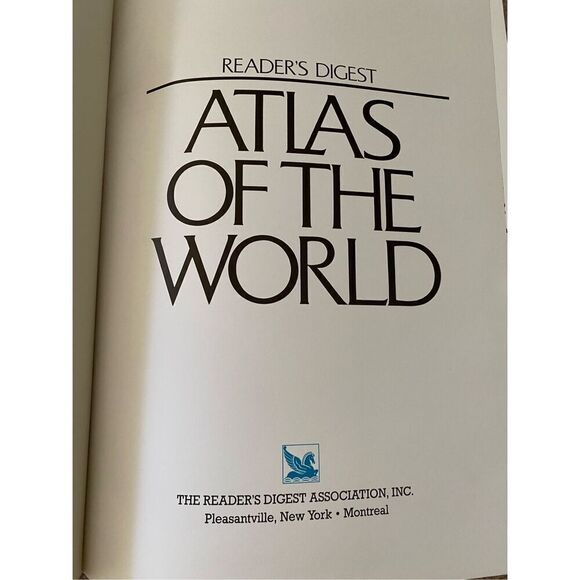 Atlas Of The World Rand McNally Maps 1987 Hardcover Book - Picture 3 of 13